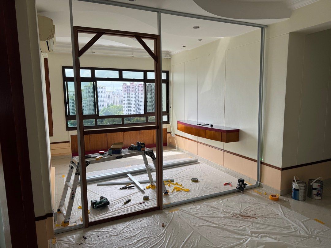 Partition wall .False ceiling.electrical.plumbing.Painting service62863092841218112