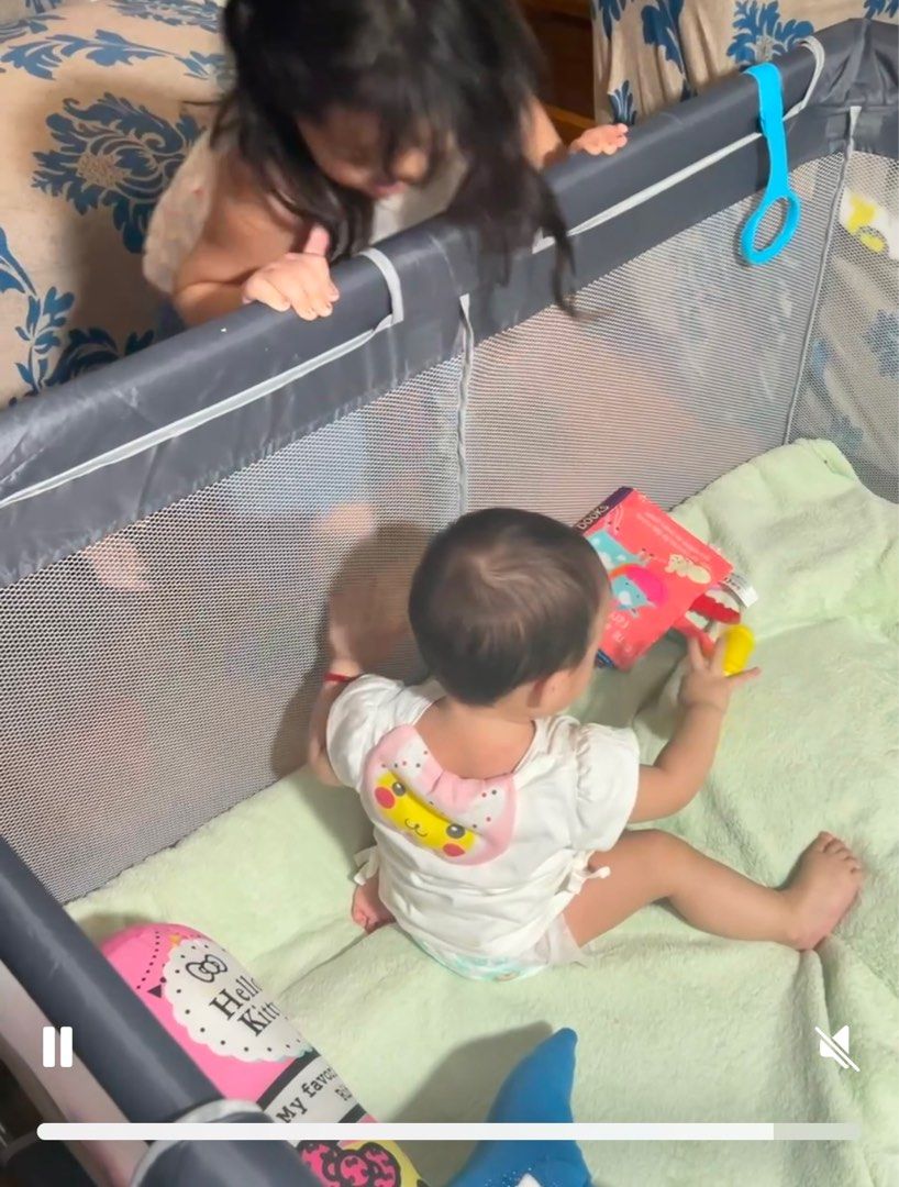 Playpen 120cmx120cm Dark Grey (Category: Safety Gates, Locks & Protectors) located in Manila. Submitted by jonahcb (Listing ID 1346250969, Image 3). Description: No issue NO FOAM WALA TALAGANG KASAMANG FOAM YUNG GANITO Wala pang 1 month nagamit.. nakastorage na lang.. pwedeng for pick up kung malapit. Perfect size sya kasi hindi malaki ang kinakaen nya na space. .