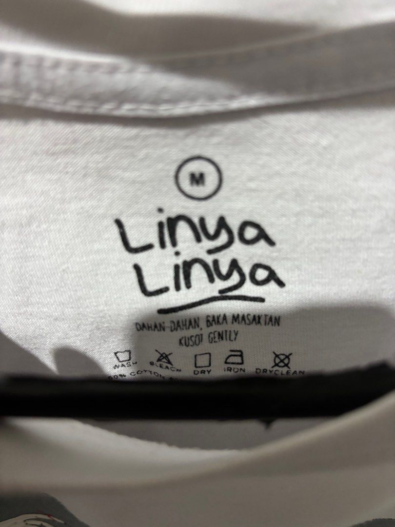 Preloved linya linya shirt (white) (Category: Tshirts & Polo Shirts ) located in Mangaldan. Submitted by prelovedstuffcm (Listing ID 1346242955, Image 2). Description: Preloved linya linya shirt. No kili-kili stains. Decluttering stuff + hindi na rin kasya..