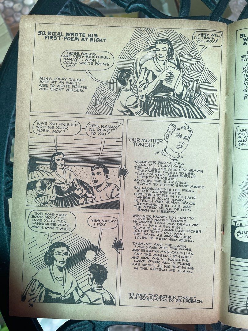Rizal Komiks (Life and Works) - (No date, Coverless), Hobbies & Toys ...