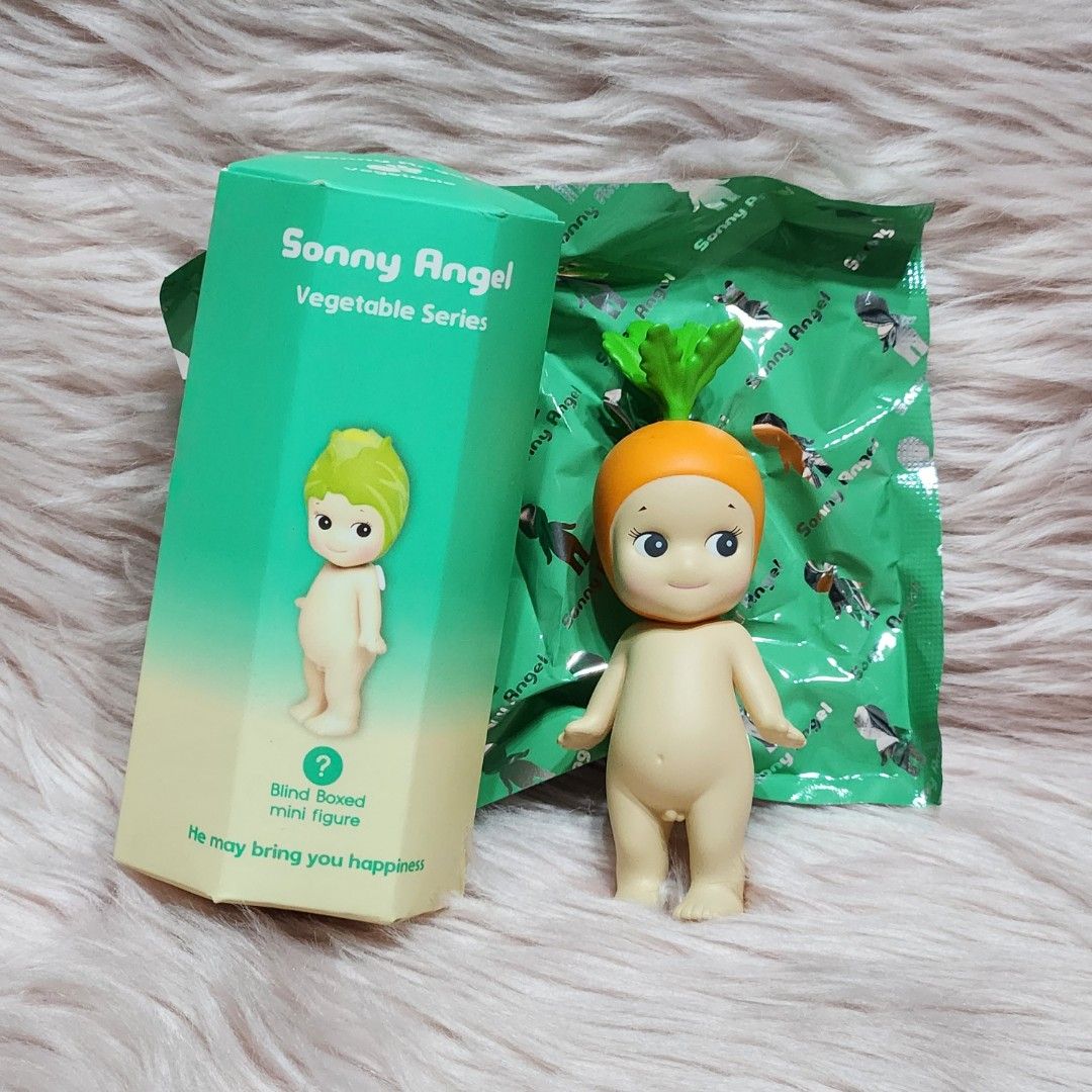 Sonny Angel Vegetable Series - Carrot (Category: Designer & Blind Box Toys) located in Marikina City. Submitted by marys.corner (Listing ID 1346294699, Image 1). Description: For Sale Sonny Angel Vegetabl Series Carrot with box and foil MOP: ❌️ NO COD • GCash •Maya •BPI •BDO MOD: Location: Marikina • Same Day Delivery (Lalamove) •J&T •GoGo Express •LBC.