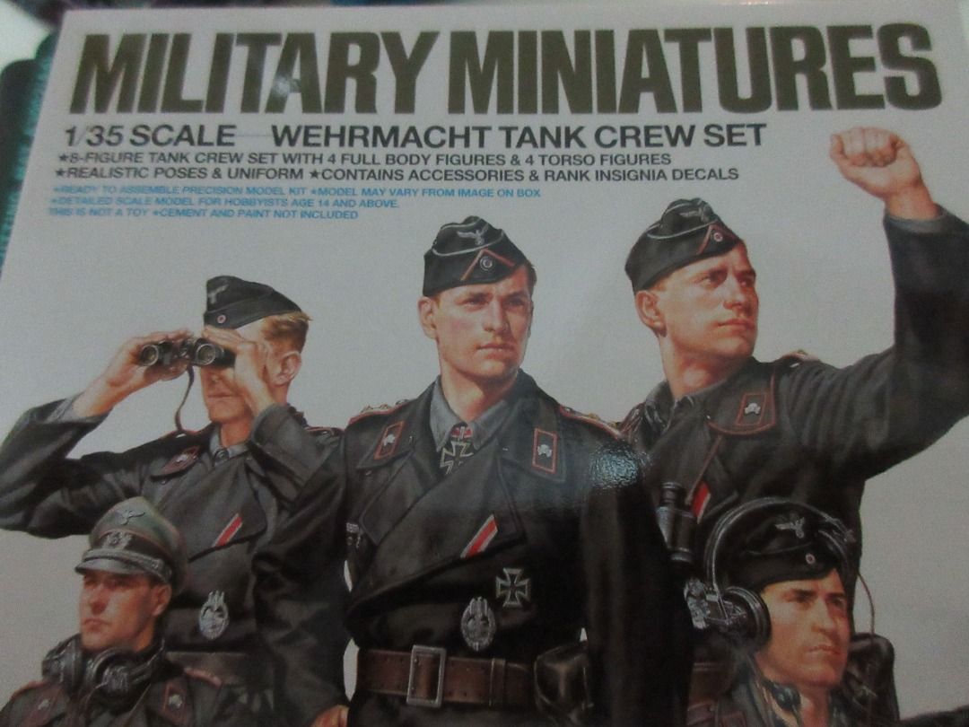1/35 Ölçekler Wehrmacht Tank Crew Set TAMIYA