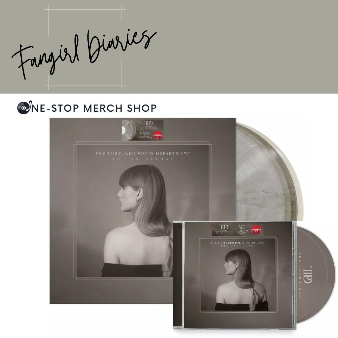 Taylor Swift - TTPD Anthology (CD or Vinyl) (Category: CDs & DVDs) located in Quezon City. Submitted by fangirldiaries (Listing ID 1346182209, Image 1). Description: CD 3099 Vinyl 6099.