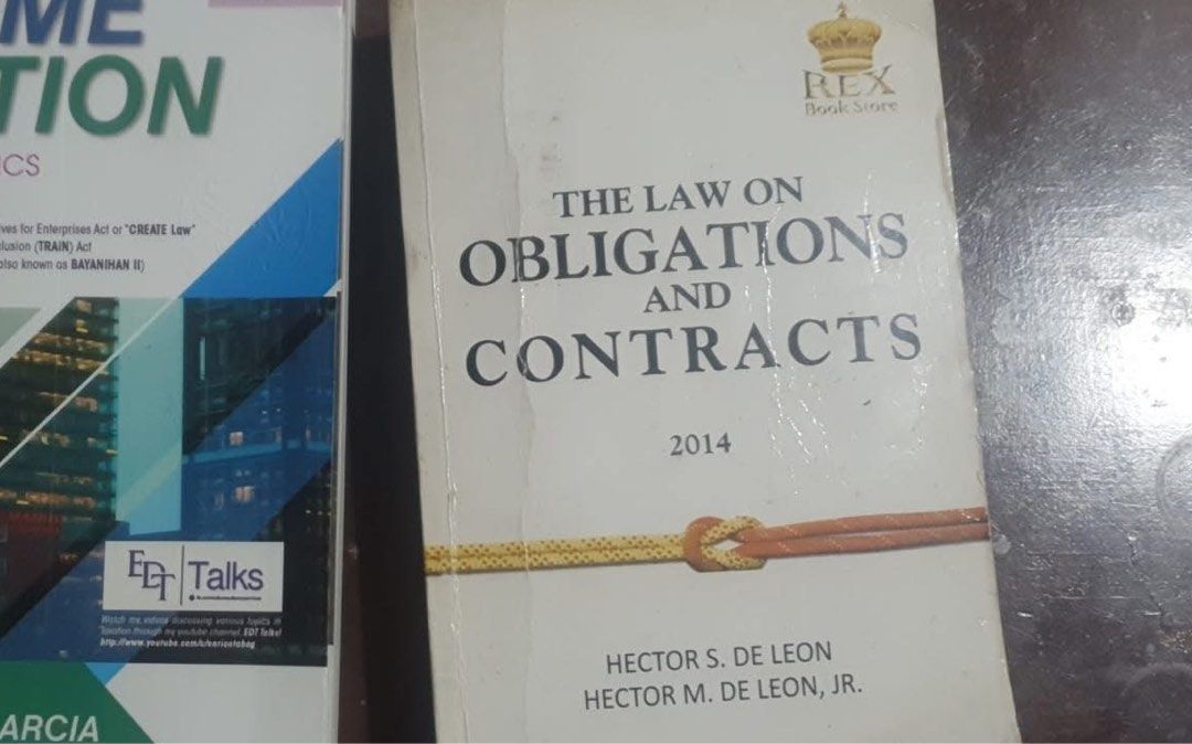 The law on obligations and contracts 2014 by Hector (Category: Textbooks) located in Makati City. Submitted by lydeclutter28 (Listing ID 1346242221, Image 1). Description: Can do feu meet up Loc: makati.