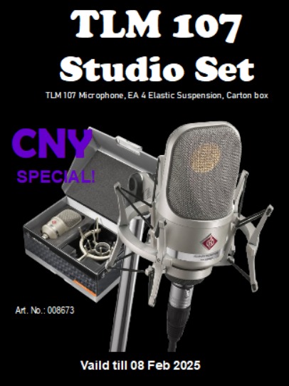TLM107 Studio condenser Multi-pattern microphone set ( Art. No.: 008673 ...