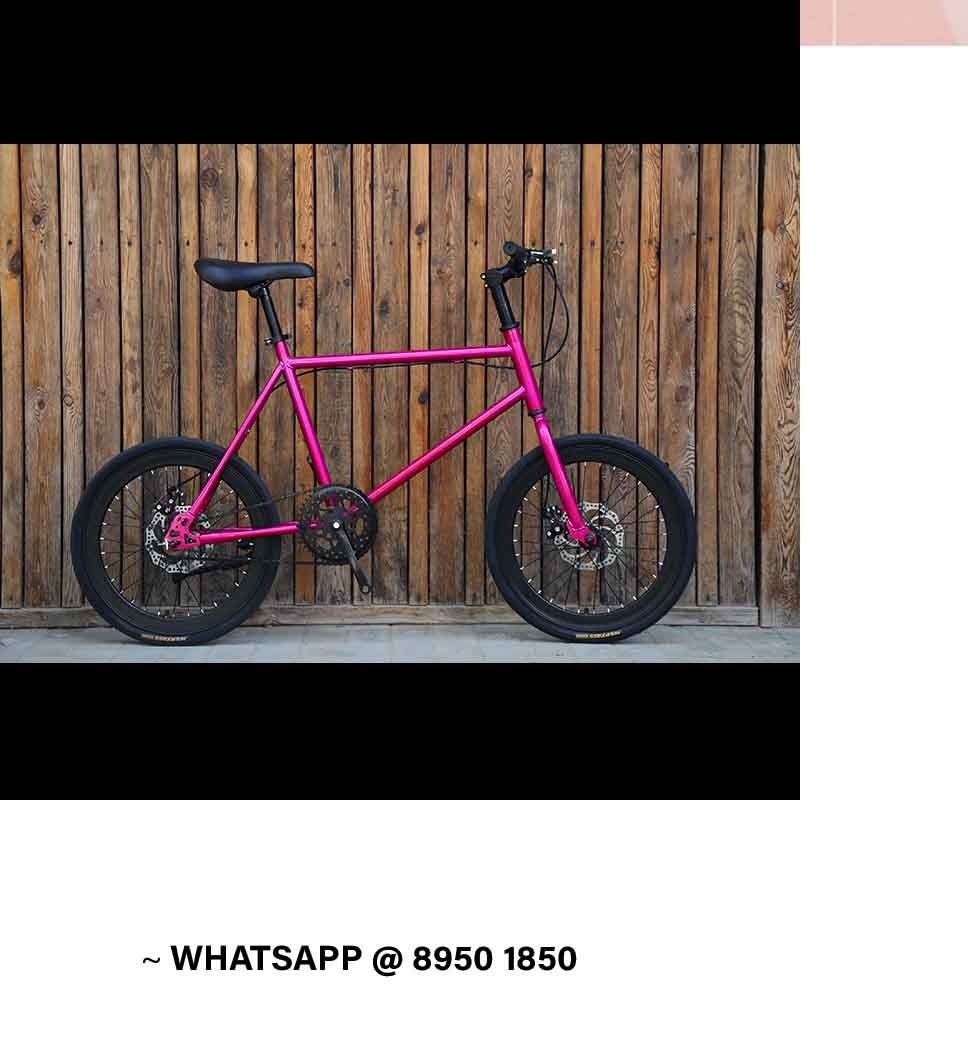Pink Mini Velo Fixie 20 Inch Speed MINI VELO [Pink] Bicycles Fixie