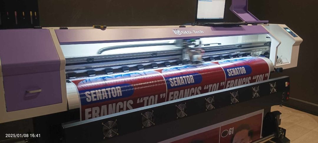 6FT I3200 ECO SOLVENT MACHINE BRANDNEW (Category: Printers, Scanners & Copiers) located in Manila. Submitted by melvinflor41363 (Listing ID 1346310642, Image 1). Description: We are legit supplier of Brand New DX11, Dual Head DX11 & i3200 Tarpaulin Sublimation Printer Machine 6ft and 10ft, Brand New Laser Cutter and Brand New Cutter Plotter, Brand New Heat Press and other kind of printing machines. We also have printing consum6bles, and other pri