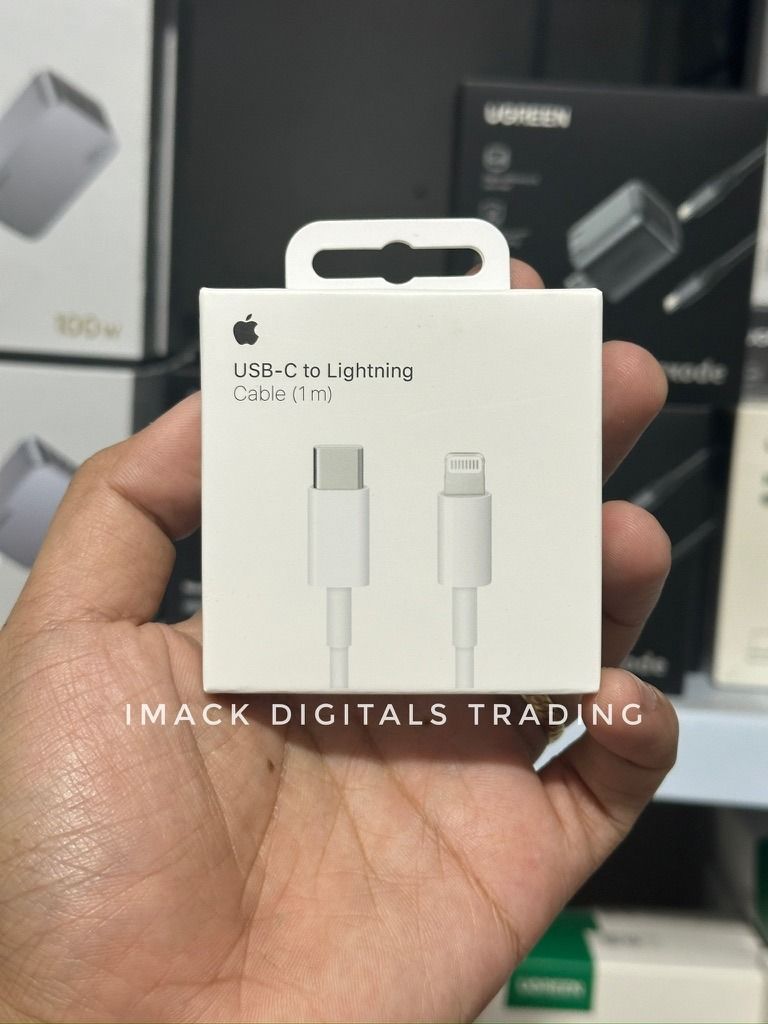 APPLE USB-C TO LIGHTNING CABLE ( IPHONE TYPE C TO LIGHTNING CABLE ) 1M OR 2M (Category: Chargers & Cables) located in Taguig. Submitted by imackdigitalstrading (Listing ID 1346340518, Image 1). Description: 100% ORIGINAL - Serial number printed on the box matches the serial on the actual adapter - Apple Inc Manufacturer 7 Days replacement 1 Year warranty.
