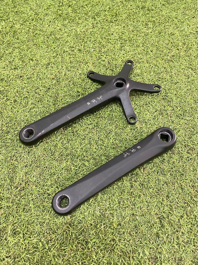 Brompton crank (Category: Parts & Accessories) located in Singapore. Submitted by colourcycle (Listing ID 1346350138, Image 2). Description: Brompton crank arm 130BCD. Black: 40 Silver: SOLD Chrome: SOLD .