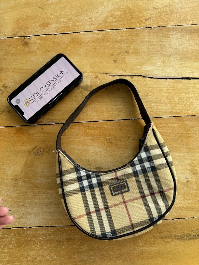 BURBERRY MINI NOVACHECK (Category: Luxury Bags & Wallets) located in Cagayan de Oro. Submitted by moiobsession (Listing ID 1346440786, Image 2). Description: authentic fita iphone 15 pro max RARE FIND!.