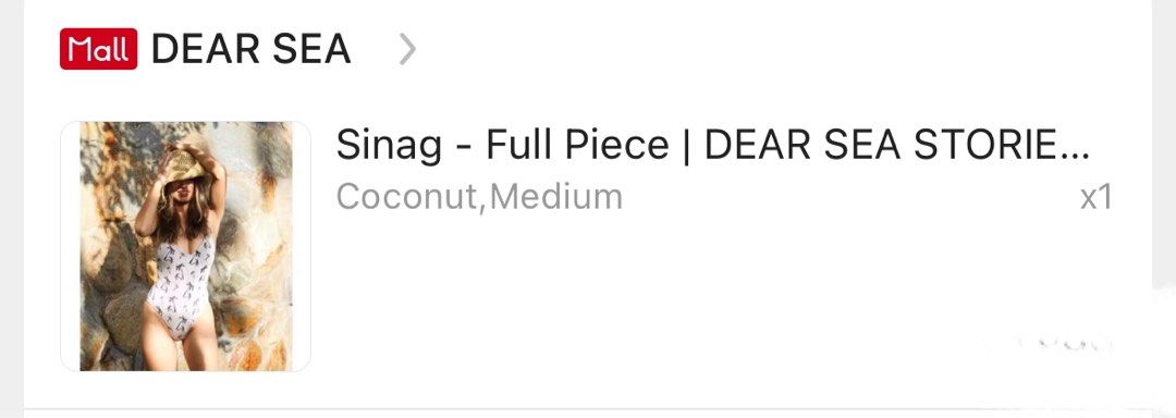 dear sea one piece swimsuit (Category: Bikinis & Swimsuits) located in Iloilo. Submitted by kinyyyyy (Listing ID 1346350241, Image 2). Description: .