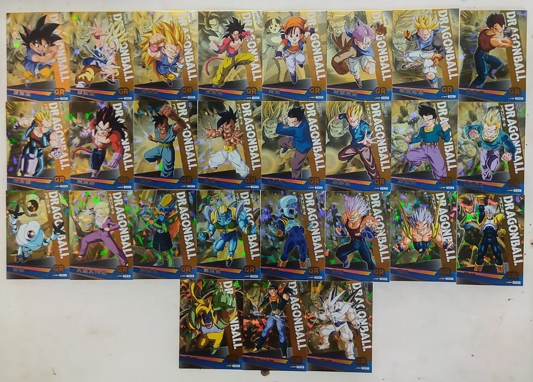 Dragon Ball Card - DB LZ02 - GR - 27 Keping (Complete Set), Hobbies ...