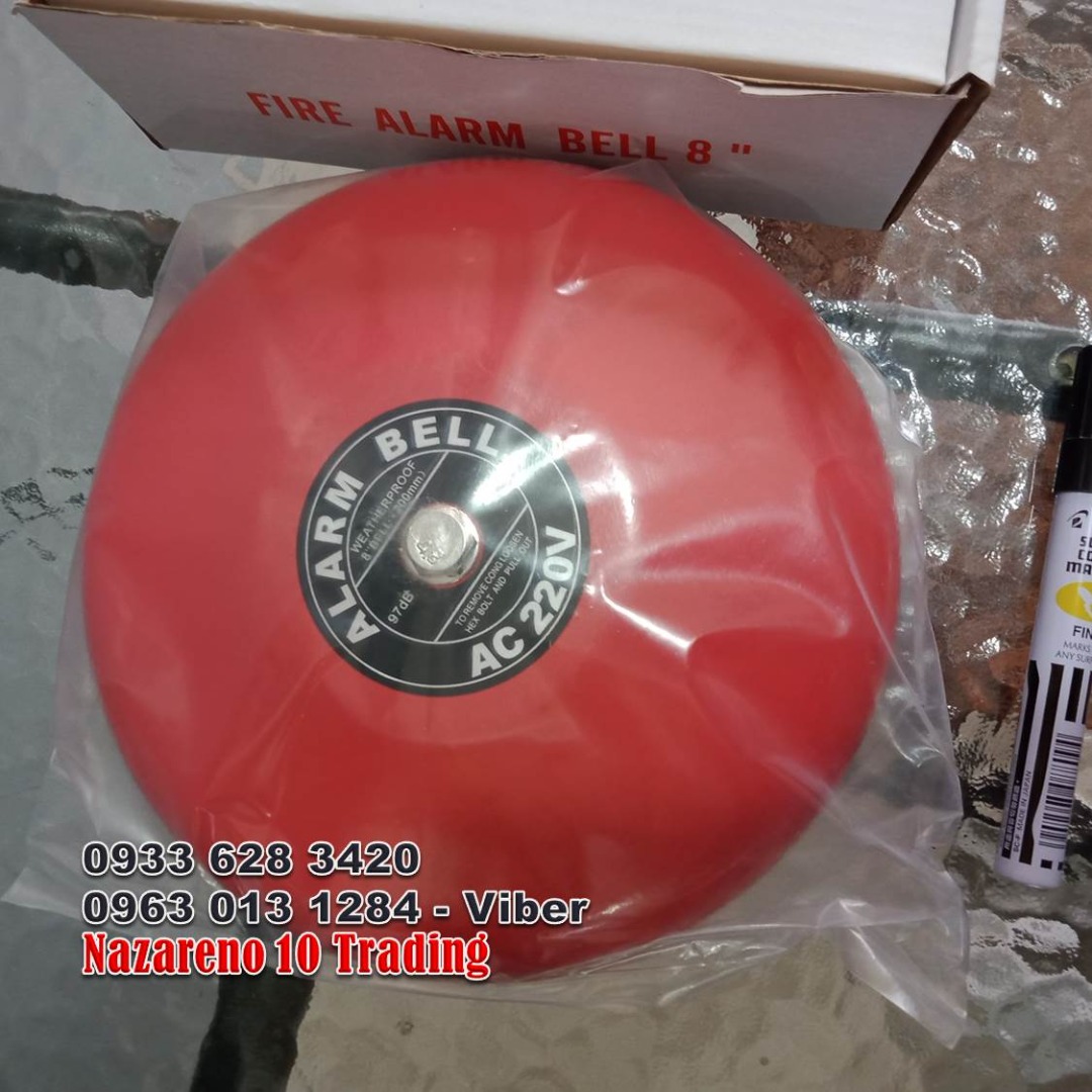 fire alarm bell warning bell 6 inches 8 inches, Looking For on Carousell