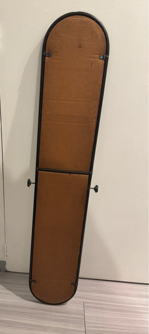 Full Body Wall hanging Mirror (Category: Mirrors) located in Quezon City. Submitted by saoirse027 (Listing ID 1346484578, Image 2). Description: Full- Body Mirror Slim type Wall hang only Original mirror not distorted Dimension: H: 46 inches W: 9 inches MOP: Gcash .
