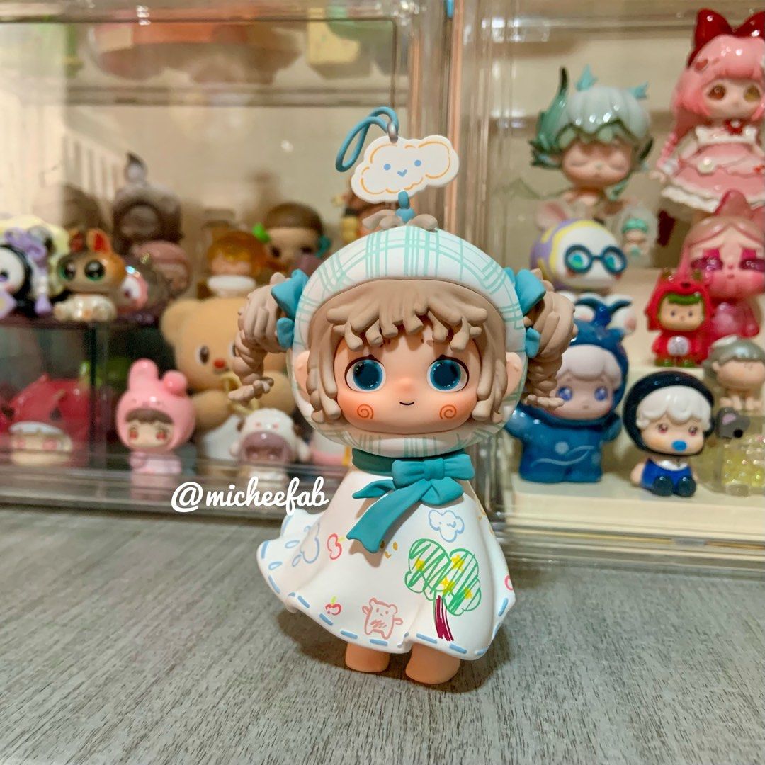 HeyOne Furfur (Sunny Doll) (Category: Designer & Blind Box Toys) located in Manila. Submitted by micheefab (Listing ID 1346474247, Image 1). Description: Opened box and foil. Displayed in an acrylic storage. Location: Manila MOP: GCash MOD: Lalamove and Flash Express.