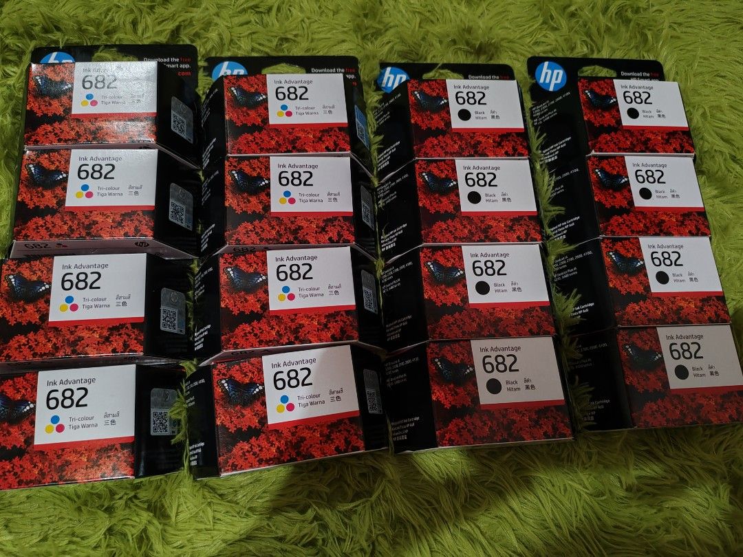 HP ink 682 original black & tri-colored (Category: Printers, Scanners & Copiers) located in Quezon City. Submitted by collenlanz3067438 (Listing ID 1346456408, Image 2). Description: #FORSALE 704 Ink Cartridge advantage cartridges Black/ tri- colored/For HP Deskjet IA 2010 K010, HP Deskjet IA 2060 K110 HP 680 Ink Advantage Cartridge (Black/Tri-Color) for HP Deskjet 1115, 2135, 3635, 4535, 5075 HP 682 Original Ink Advantage Cartridge (Black/ Tri-C