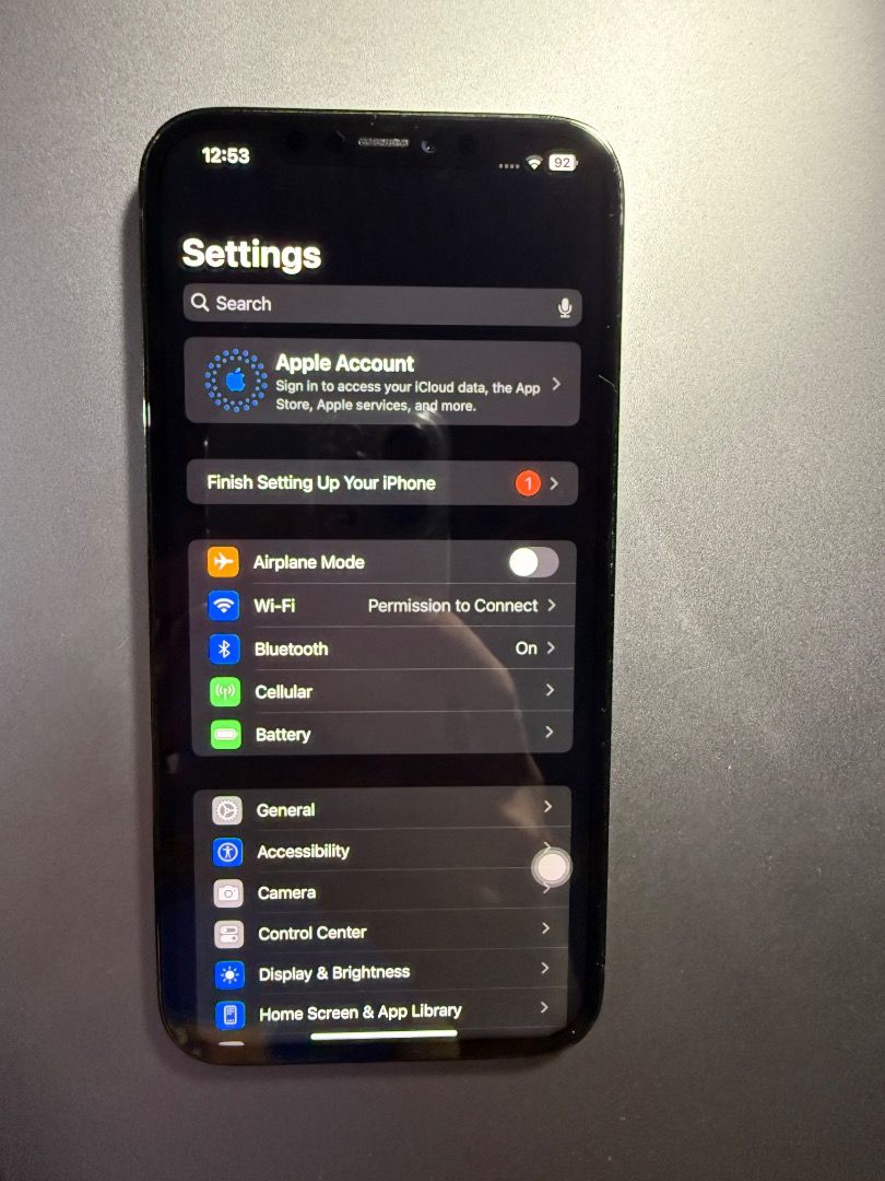Iphone 12promax 128gb (Category: iPhone 12 Series) located in San Jose del Monte. Submitted by 6EL93fc5uoFCMbOChaWiQw8iiUJDpj (Listing ID 1346352376, Image 2). Description: Iphone 12 promax graphite gray 128gb Factory Unlocked/Openline With ORIG APPLE USB cable and box ALL WORKING! ALL WORKING! ALL WORKING! No issue sa face id, apple id, true tone, camera, speaker ETC ETC. Good CONDITION PO UNIT, WALA GASGAS. EXCEPT history of repair: Replacement