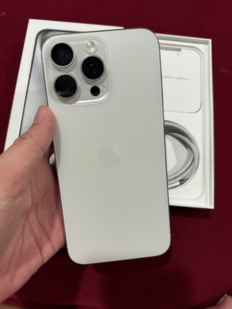 iphone 15 pro max 512gb good as new (Category: iPhone 15 Series) located in Cainta. Submitted by vine_gadget_shop (Listing ID 1346358545, Image 2). Description: iphone 15 pro max 512gb good as new complete package all original ntc variant warranty until march 2025 pick up store greenhills shopping center we accept trade in we accepy credit card and ggives installment we do cod and door to door we ship nationwide for fast transaction call 09277368