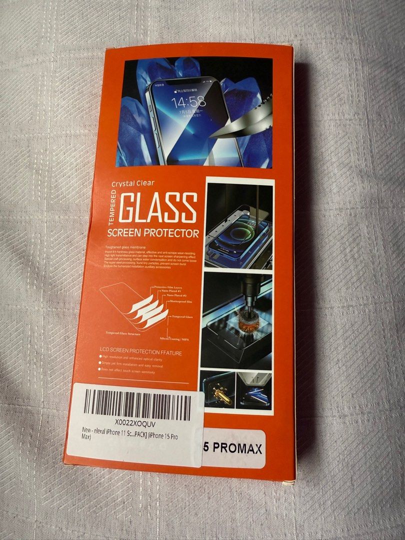 iPhone 15 pro max screen protector (get 1 free) (Category: Other Mobile & Gadget Accessories) located in Del Monte. Submitted by livemountain.bc8c1f (Listing ID 1346381107, Image 2). Description: I’m selling iPhone 15 Pro Max screen protectors (get 1 free) original. Good quality, no issues. Rfs: Ordered the wrong item from Amazon..