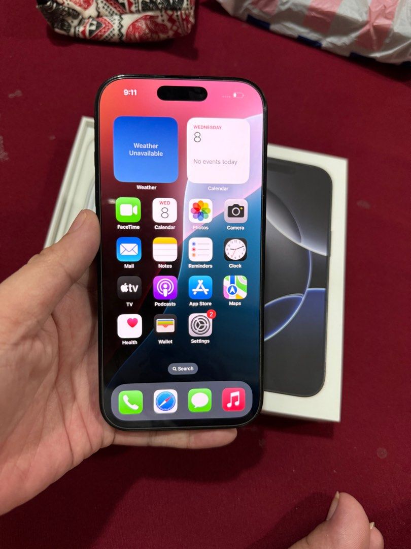 iphone 16 pro 128gb dual sim good as new (Category: iPhone 16 Series) located in Cainta. Submitted by vine_gadget_shop (Listing ID 1346357533, Image 3). Description: iphone 16 pro 128gb dual sim good as new complete package all original hk variant warranty until october 2025 100 beta health ,80 cc pick up store greenhills shopping center we accept trade in we accepy credit card and ggives installment we do cod and door to door we ship nationwide 