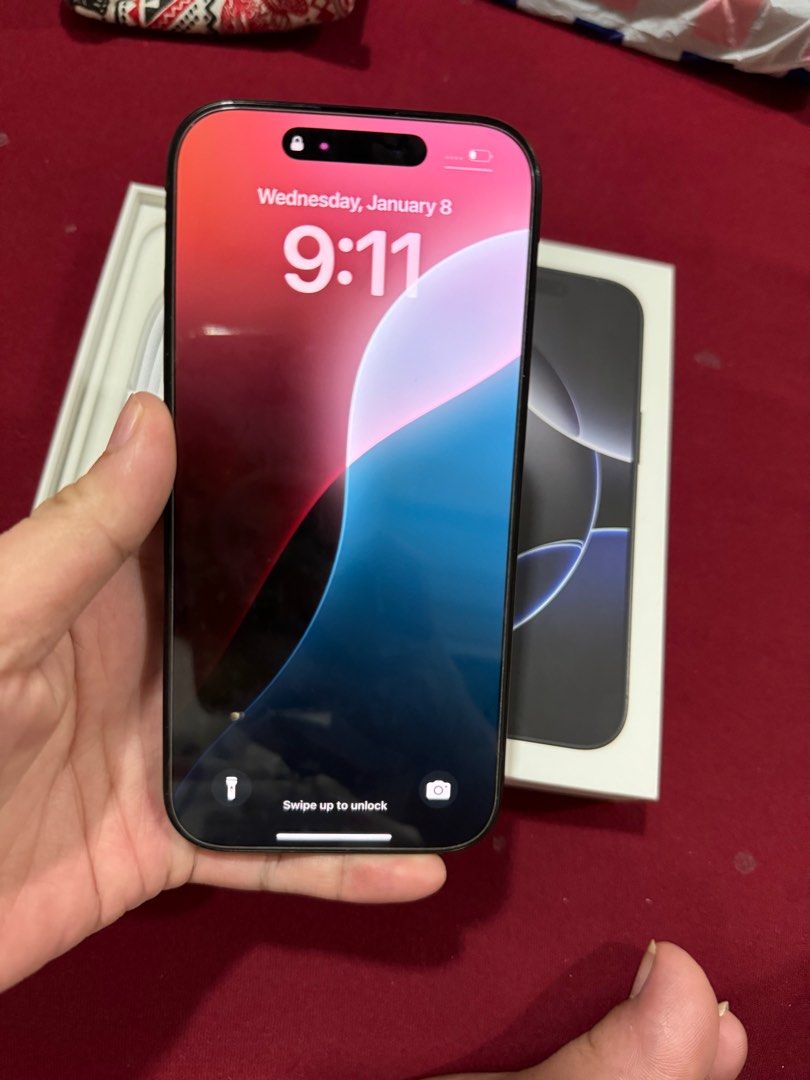 iphone 16 pro 128gb dual sim good as new (Category: iPhone 16 Series) located in Cainta. Submitted by vine_gadget_shop (Listing ID 1346357533, Image 2). Description: iphone 16 pro 128gb dual sim good as new complete package all original hk variant warranty until october 2025 100 beta health ,80 cc pick up store greenhills shopping center we accept trade in we accepy credit card and ggives installment we do cod and door to door we ship nationwide 