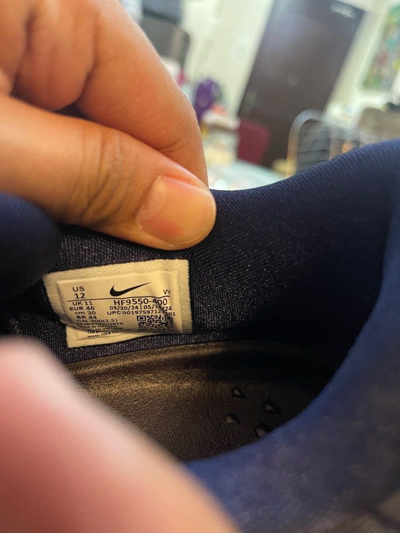 KOBE 8 Protro College Navy (Category: Sneakers) located in Quezon City. Submitted by ramdomthings_ (Listing ID 1346429501, Image 3). Description: KOBE 8 PROTRO COLLEGE NAVY 7490 only‼️ STEAL size 12 Us mens used 3x! bagong bago at inalagaan with box and receipt ps: if 11 ka sa basketball kasya to lalo na pag double socks snug fit .