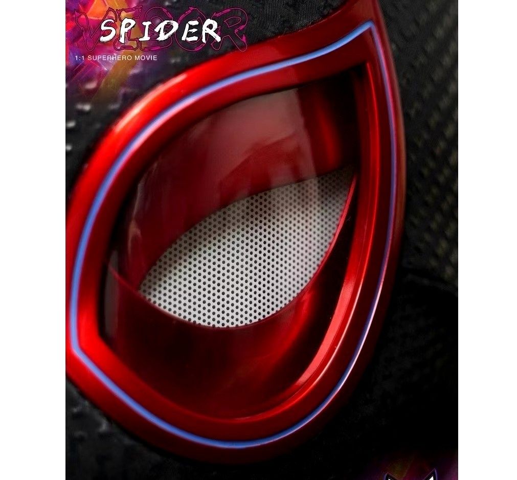 Miles Morales 3D Webline Blinking Toy Mask With Remote (Category: Western Merchandise) located in Caloocan City. Submitted by guitarsandcosplayph (Listing ID 1346310402, Image 3). Description: Miles Morales LED Blinking Mask Toy Cosplay Price 4̶5̶0̶0̶ Sale Price 3k Brand New Spider Studio With Box Wearable One Size Fits All Pang Display with Ring Remote RED AND WHITE LED ON AND OFF #milesmoralescosplay #milesmoralesblinkingmask.
