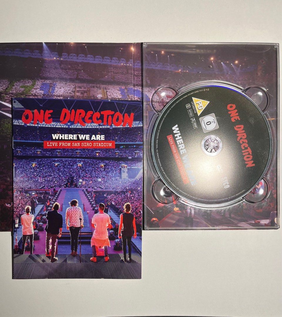 One Direction Where We Are Live From San Siro Stadium (Category: Events Tickets) located in Iloilo. Submitted by hagara.ph (Listing ID 1346416882, Image 2). Description: 📍Strictly no return 📍Bought on store 📍Payment first ~ items on hand 💰MOP: Gcash 📦MOD: J&T or LBC (COD) .