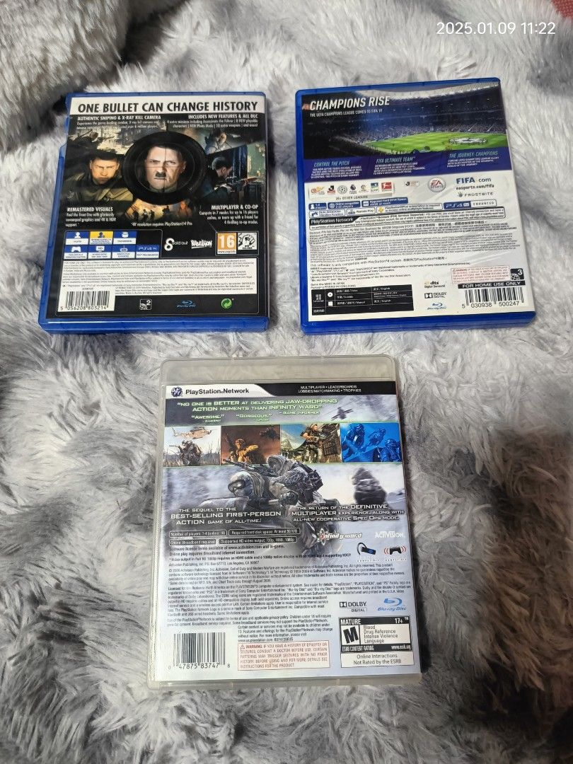 Playstation 3&4 cd (Category: PlayStation) located in Baguio. Submitted by baguiobeans (Listing ID 1346326436, Image 2). Description: Excellent condition.