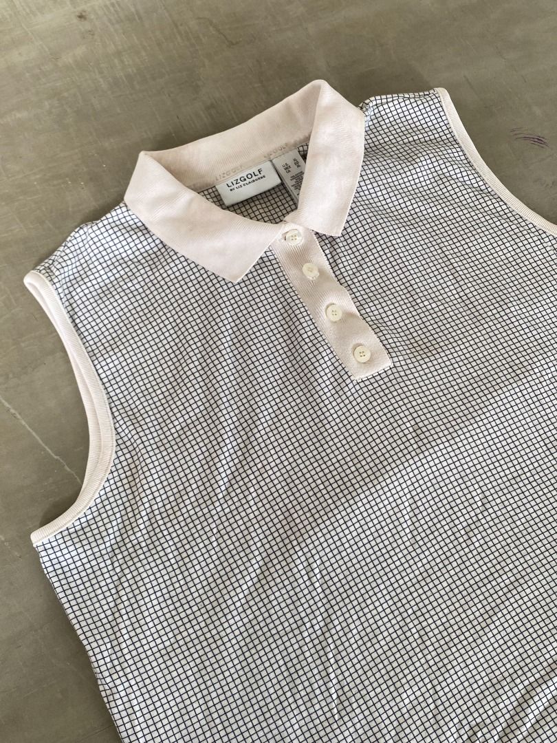 sleeveless golf top [light academia] (Category: Blouses) located in Bacolod City. Submitted by found.objects (Listing ID 1346437456, Image 1). Description: fits S-L.