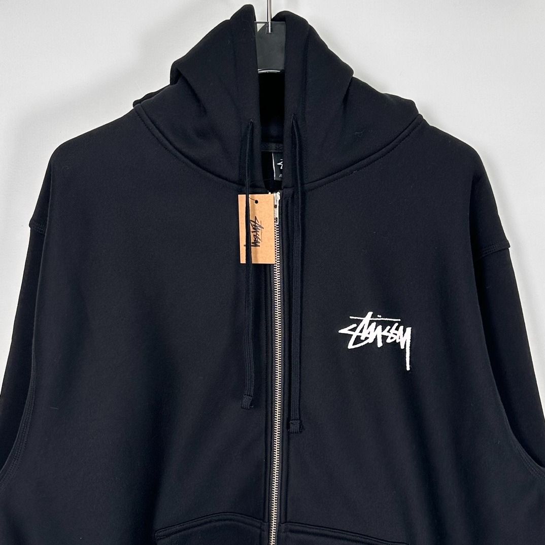 stussy scorpion zip hoodie