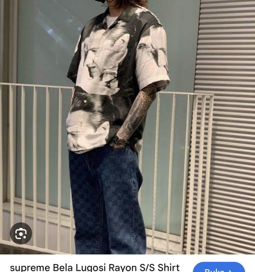 Supreme Bela Lugosi Rayon S/S Shirt