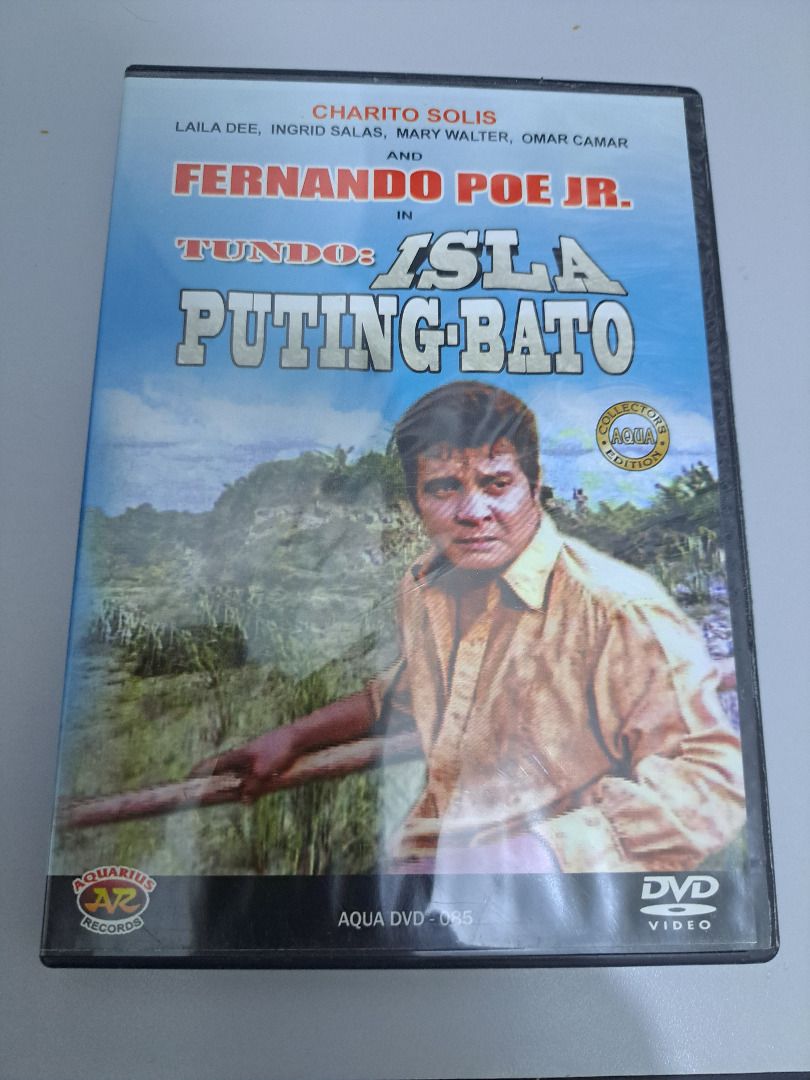TUNDO ISLA PUTING BATO FERNANDO POE JR ,CHARITO SOLIS (Category: CDs & DVDs) located in Caloocan City. Submitted by mojicavivi46642 (Listing ID 1346485013, Image 1). Description: TUNDO ISLA PUTING BATO ORIGINAL DVD FERNANDO POE JR DVD PRICE 1700 PESOS RECOPY ONLY 600 PESOS ( VIA LINK AND WILL BE SENT TO YOUR EMAIL ) FOR DETAILS PLS TXT 09988514002...TXT ME FIRST DONT CALL...