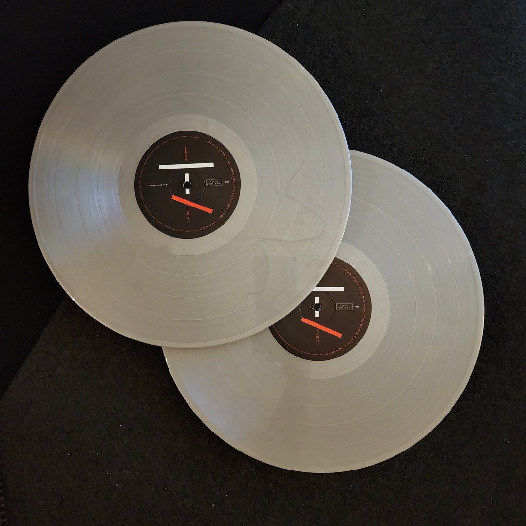 Twenty One Pilots - Blurryface Limited Editon Silver Vinyl (Category: Vinyls) located in Binan City. Submitted by the___hobbyist (Listing ID 1346351588, Image 2). Description: Payment via Gcash, BPI or BDO Same day delivery via Lalamove or LBC.