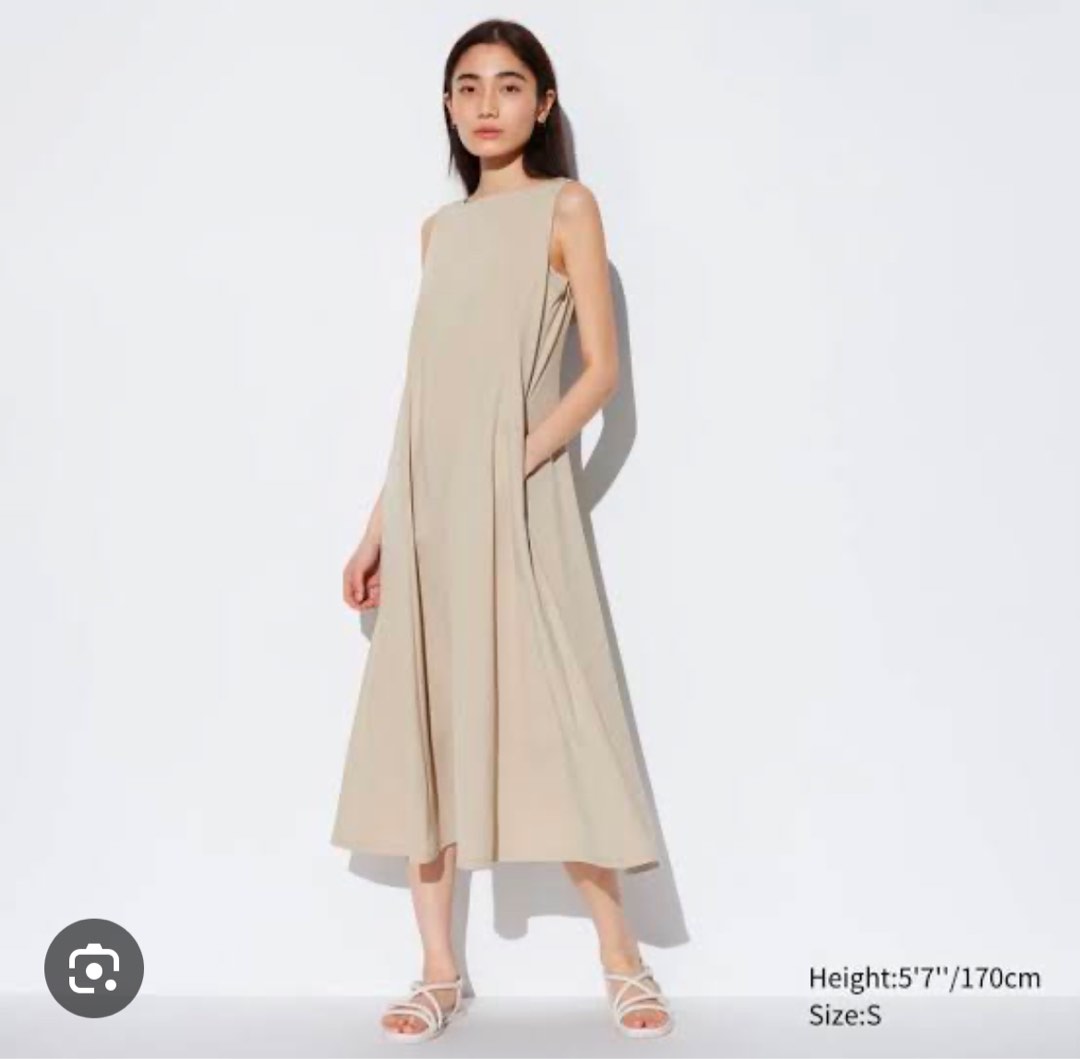 Uniqlo midi dress cheap