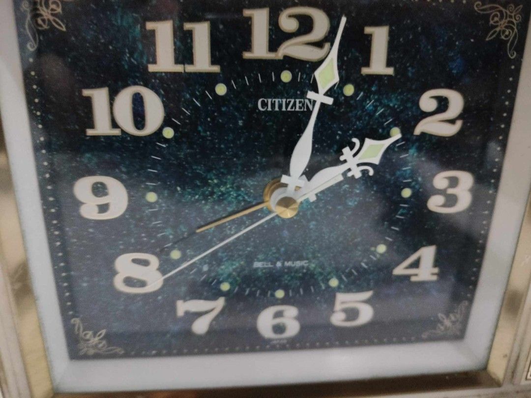 Vintage citizen mechanical musical alarm clock Php1,200. (Category: Clocks) located in Manila. Submitted by abeatrice77985 (Listing ID 1346435786, Image 2). Description: Vintage citizen mechanical musical alarm clock WORKING PHP1,200..