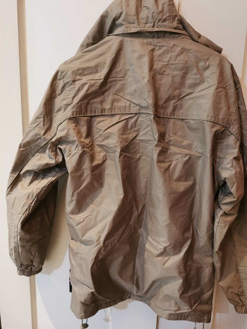 Winter Jacket Windproof (Category: Coats, Jackets and Outerwear) located in Singapore. Submitted by xlcrap2210 (Listing ID 1346475950, Image 3). Description: ptp 20 inch estimate size M. good for 165 - 170cm person with 2 layers inner wear. inner and outer pockets. hood detachable. defect: the pullstrings are worn out (see last pic).