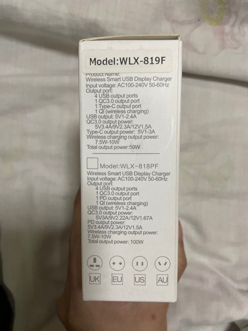 Wireless Smart USB display Charger (Category: Chargers) located in Quezon City. Submitted by chasy9 (Listing ID 1346480199, Image 2). Description: Brand new, sealed Details can be seen in photos.