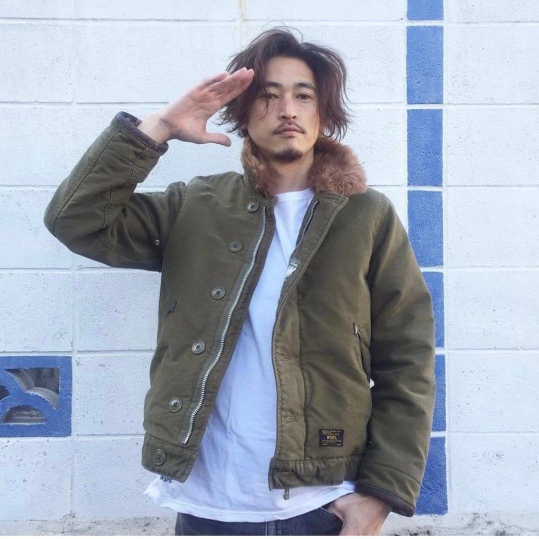 WTAPS Jacket （分類：外套及戶外衣服）位於 Hong Kong。 由 lamdogcom 提交（商品編號 1346451304，圖片 10）。簡介： WTAPS Jacket acrylic khaki Size 1。