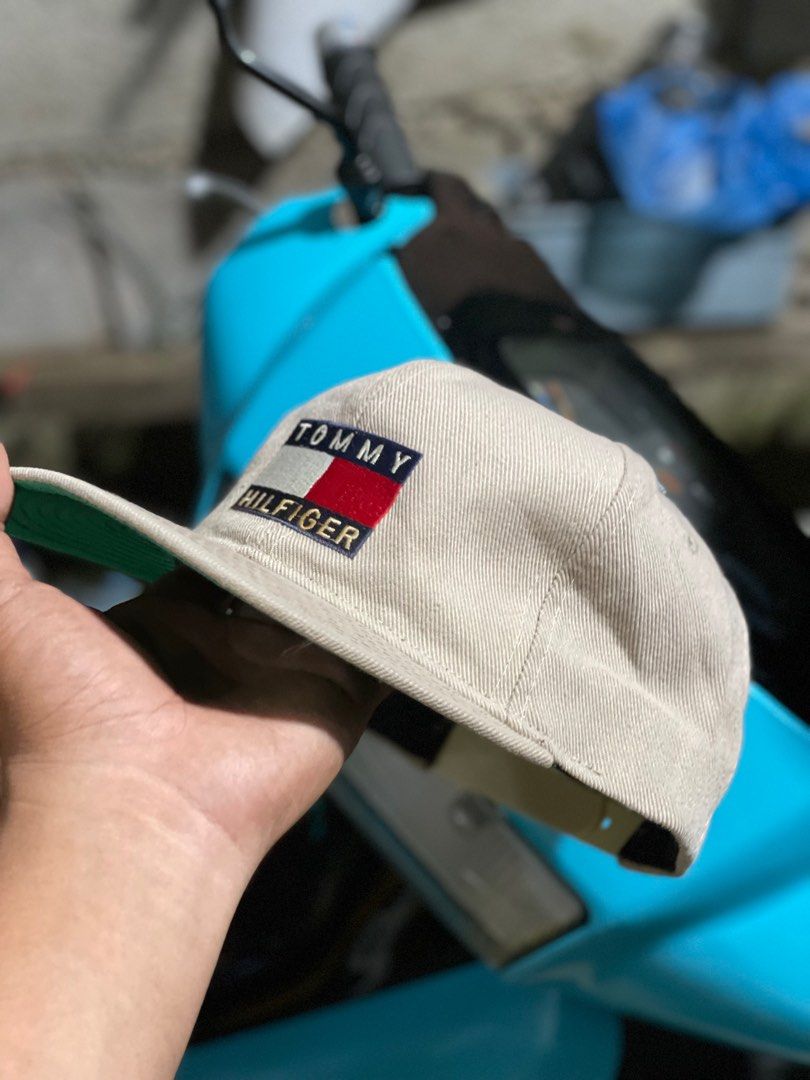 90s Tommy Hilfiger Bootleg Vintage Hat (Category: Caps & Hats) located in Zamboanga. Submitted by thriftbyeems (Listing ID 1395894987, Image 2). Description: Pm?.