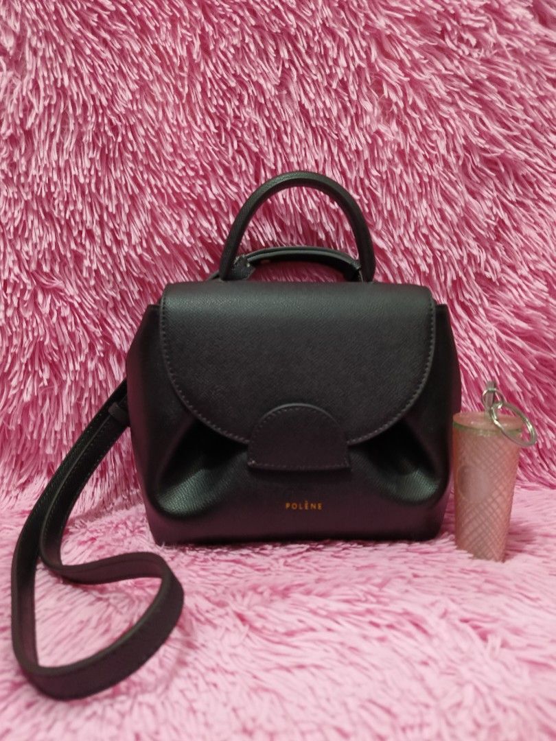 ORIGINAL AND HIGH QUALITY LEATHER BRANDNEW (POLENE smiling face bag) (Category: Shoulder Bags) located in Quezon City. Submitted by jtlaconsumergoodstrading (Listing ID 1347651090, Image 1). Description: POLENE small smiling face bag sing shoulder bag crossbody niche design first layer cowhide bag for women •Texture: Cowhide •Style: Smiley Bag •Popular Elements: Folds •Style: Fashion •Size: 20.5 * 9 * 17cm •Leather: Full-grain smooth calf •Small 