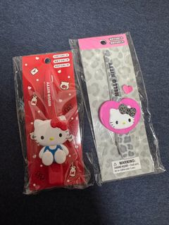全新 Sanrio Hello Kitty 長髮夾 豹紋 正版 long hairpin64205750039937110