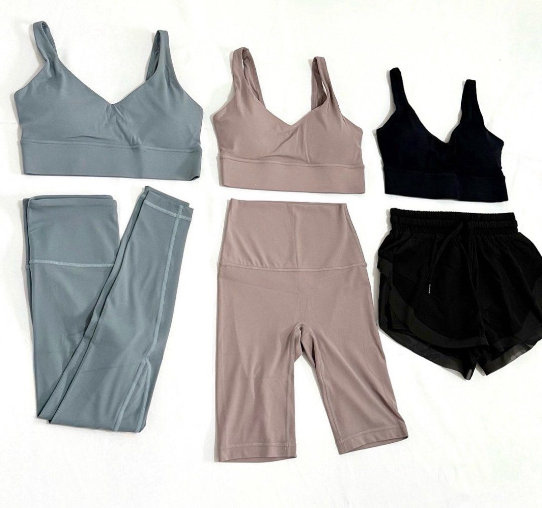 Activewear Set Buttery 1,300 per pair (Category: Activewear) located in Manila. Submitted by amtlu94 (Listing ID 1395867891, Image 1). Description: 1,300 per pair Activewear set perfect for yoga, Pilates, lounging, or light gym sessions. Features a soft, buttery, body-hugging, tummy-control design. Available in various colors and sizes from S to XL. The set includes a sports bra and leggings/Shorts. Check the size guide for bust, waist, and hips 