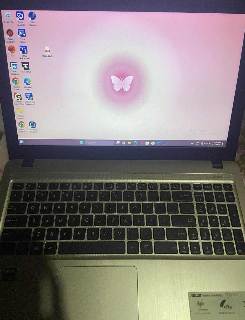 Asus Gaming Laptop || X540upr (Category: Laptops & Notebooks) located in San Fernando. Submitted by ereshkigalvtsky (Listing ID 1395815928, Image 2). Description: 9.5k FIXED! Asus Gaming Laptop SYSTEM MODEL: X540UPR Specs and Condition: Core i7-8550U (8CPUs) (i7-8th gen) - 12GB DDR4 RAM Still Upgradable - 6GB TOTAL GRAPHICS MEMORY 2GB DEDICATED AMD Radeon HD8500M GOOD For Gaming editing/rendering (can play games like, nba 2k, genshin impact, dota