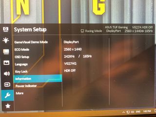 ASUS Monitor 27寸2k165hz