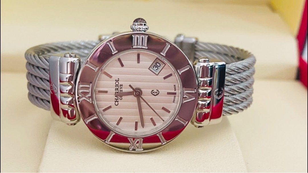 Charriol Alexandre Watch (Category: Women's Watches) located in Manila. Submitted by annafinds (Listing ID 1395802778, Image 1). Description: ₱₱24,999 Auth Ch@rriol Alexandre Watch -26mm Case Size -Sapphire Glass -Swiss Made -Stainless Steel -Quartz Movement -Small to Medium Wrist Size 16cm -With Provided Box -In Working Good Condition .