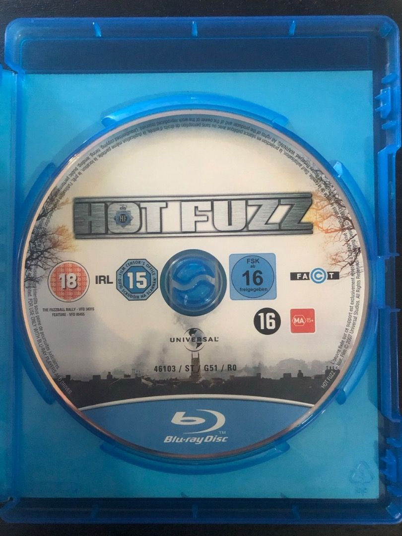 FREE SHIPPING: Hot Fuzz Blu-ray Disc (Category: CDs & DVDs) located in Angeles City. Submitted by snooky181469 (Listing ID 1395814438, Image 3). Description: - Item is available - Price is fixed. 10% discount on purchases of 5 or more movies - see my other listings - COD is not available on this item - Payment via GCash only - Item is genuine and in original case - No defects or issues Features: - Region Free - Rated 18 - Audio: English, French, 