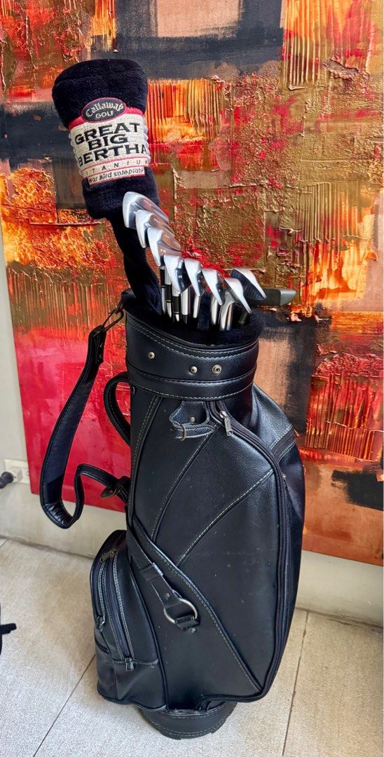Honma PP-737 w/ Big Bertha Driver & Putter (Category: Golf) located in Manila. Submitted by twolimjuco (Listing ID 1395762355, Image 2). Description: 3-10 Iron with new Golf Pride grips. With Big Bertha Driver, Putter & All black leather bag.
