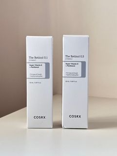 現貨 韓國 Cosrx The Retinol 0.1 0.3 Cream Super Vitamin E + Panthenol 低敏0.1 維他命A醇 20ml HK$80 77764209856437633110
