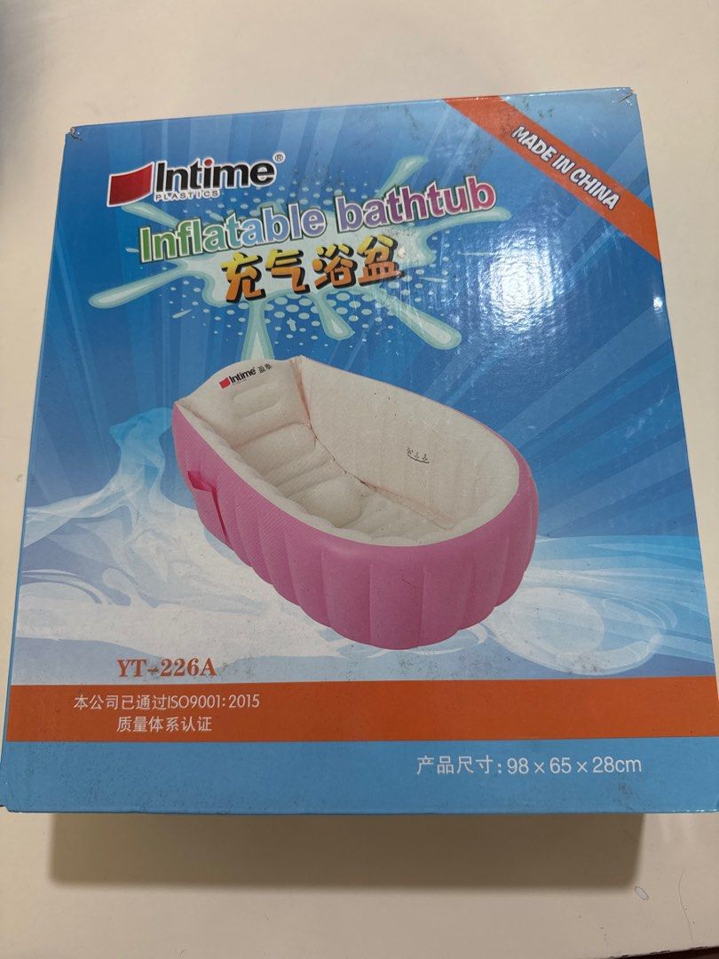 Inflatable bathtub (Category: Bathtub & Bath Accessories) located in Mandaluyong City. Submitted by georgiagoodies (Listing ID 1395826882, Image 2). Description: Brand new. Sf not included. Blue color .